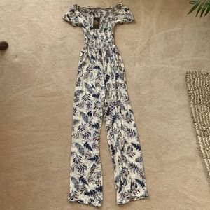 Off the shoulder jumpsuit